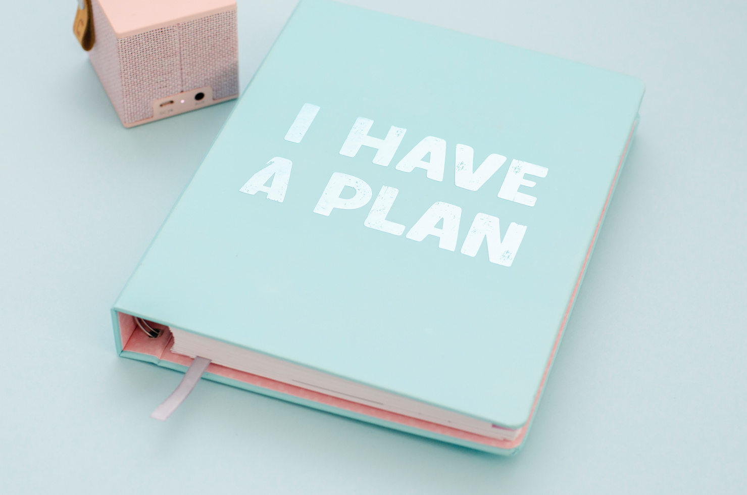 monthly planner with bluetooth speaker